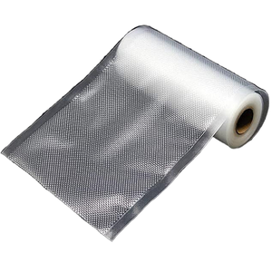 Rouleaux de film sous vide pour aliments secs, qualité alimentaire commerciale, PE, gaufrés, 20 cm * 5 m * 90 microns - Product Image 1