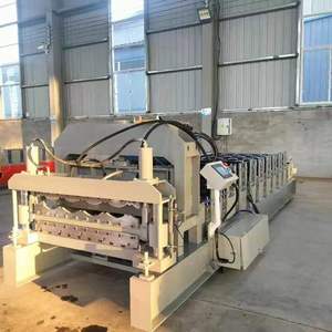 <b>Tile</b> Making Machinery Metal Steel <b>Sheet</b> Roll Roofing Floor <b>Tile</b> Press Glazed Galvanized Forming Machine - Product Image 5