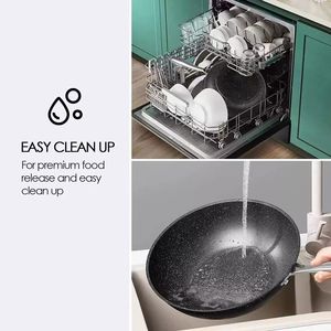 Low Price Aluminum Alloy <strong>Induction</strong> <strong>Cookware</strong> Pot Set with Glass Lid Home Kitchen <strong>Cookware</strong> Dishwasher Safe - Product Image 4