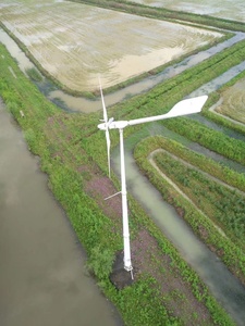 เครื่องกำเนิดไฟฟ้าพลังงานลมแบบแกนนอนควบคุมมุมเอียง กำลังสูง 1kw 2kw 3kw 5kw 10kw 20kw 30kw เชื่อมต่อกับระบบไฟฟ้าสาธารณะ - Product Image 3