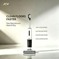 Aspirateur eau et poussière OEM d'usine, nettoyeur de sols vertical avec fonction autonettoyante pour la maison