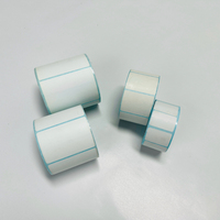 Etiquette thermique directe ECO de 70g avec autocollant autocollant autocollant bleu Glassine, différentes tailles disponibles pour balances électroniques