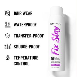 สเปรย์แต่งหน้าแบบติดทนนานกันน้ำมันควบคุมการแต่งหน้าการตั้งค่าแก้ไขสเปรย์ฉลากส่วนตัว - Product Image 4