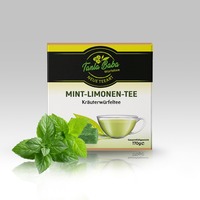 Thé en Sachet Premium Bio aux Herbes Mélangées, Menthe et Citron, Arôme Agrumes Rafraîchissant, Anti-Stress, Sans Conservateurs