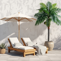 Grand palmier artificiel personnalisé en gros, résistant aux UV, en plastique de haute qualité pour la décoration de jardin