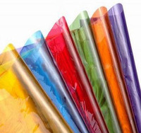 Feuilles Cellophane colorées transparentes, Film imperméable, emballage de Bouquet, fleur, livraison gratuite