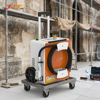 Nettoyeur laser pulsé MOPA industriel 500W pour la restauration de reliques culturelles et le nettoyage des façades de bâtiments