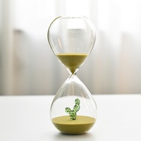 Tierförmige Glas-Sanduhr 30-Minuten Weihnachts- & Geburtstags-Abschlussfeier Heimdekoration Geschenk Modernes Design