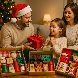 Bolsas de Regalo Navideñas Personalizadas, Artículos Promocionales Sostenibles con Logotipo Personalizado, Obsequios para Eventos de Agradecimiento a Clientes - Product Image 5