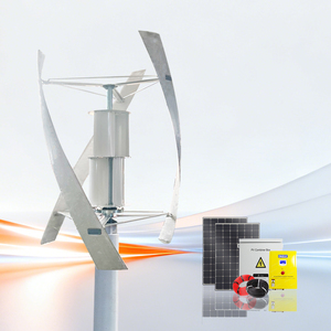 Generador Eólico Vertical de Energía Renovable con Aspas de Vidrio/Basalto, Imán Trifásico, Salida de 380V, Controlador de Carga - Product Image 1