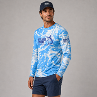 Chemise de pêche à manches longues pour homme, protection solaire UPF 50+, vêtements personnalisés avec design par sublimation