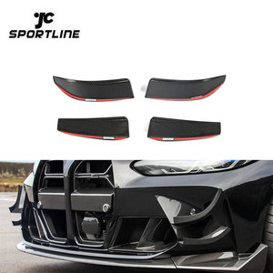 G8X M3/M4 Canards en Fiber de carbone pour <span class=keywords><strong>BMW</strong></span> G80 M3 Sedan G82 M4 coupé 2021-2022 4 pièces/ensemble - Product Image 1