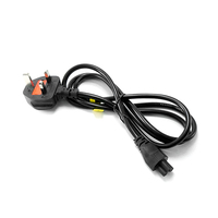 Cables de Alimentación con Certificación CE, RoHS, UKCA y CCC de Venta Caliente de Fábrica Sipu, Enchufe del Reino Unido para Computadora Portátil