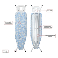 Planche à repasser haut de gamme surdimensionnée pliable rétractable en métal vêtement Machine à repasser vêtements support à repasser pour la maison