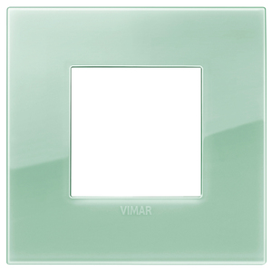 Vimar Placca Classic 2M Reflex Salvia 9x9x0.9 Cm Wall <b>Switch</b> Cover - Product Image 1