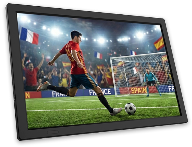 15.4  Inch Android Portable LED LCDTV Smart Televisor Digital Smart TV for Match