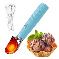 2600mAh Pil ve Üç Isı Seviyesiyle Şarj Edilebilir Isıtmalı Dondurma Kaşığı 120 ° F/140 ° F/160 ° F