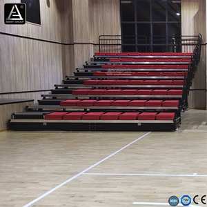 Système de sièges rétractables pour terrain de basket-ball, théâtre, événements, gradins de stade, cinéma, sièges pliants mobiles télescopiques - Product Image 2