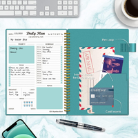 Carnet de notes Y622 avec logo personnalisé, reliure spirale, couverture en PVC, agenda quotidien avec boîte