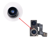 Pièces de caméra arrière à objectif bleu pour iPhone 15 14 13 12 11 Pro MAX 7 8 Plus X XS XR XSM Câble Mini-Flex pour réparation de caméra arrière
