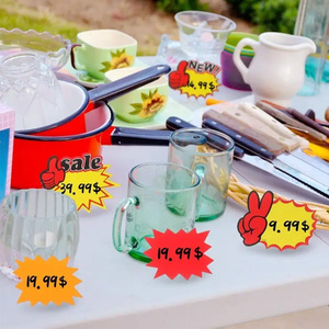 Bán buôn siêu thị thực phẩm Sản phẩm Trái Cây Pop giấy nhãn viết thẻ cho hàng tạp hóa quảng cáo khuyến mại dán dấu hiệu - Product Image 4