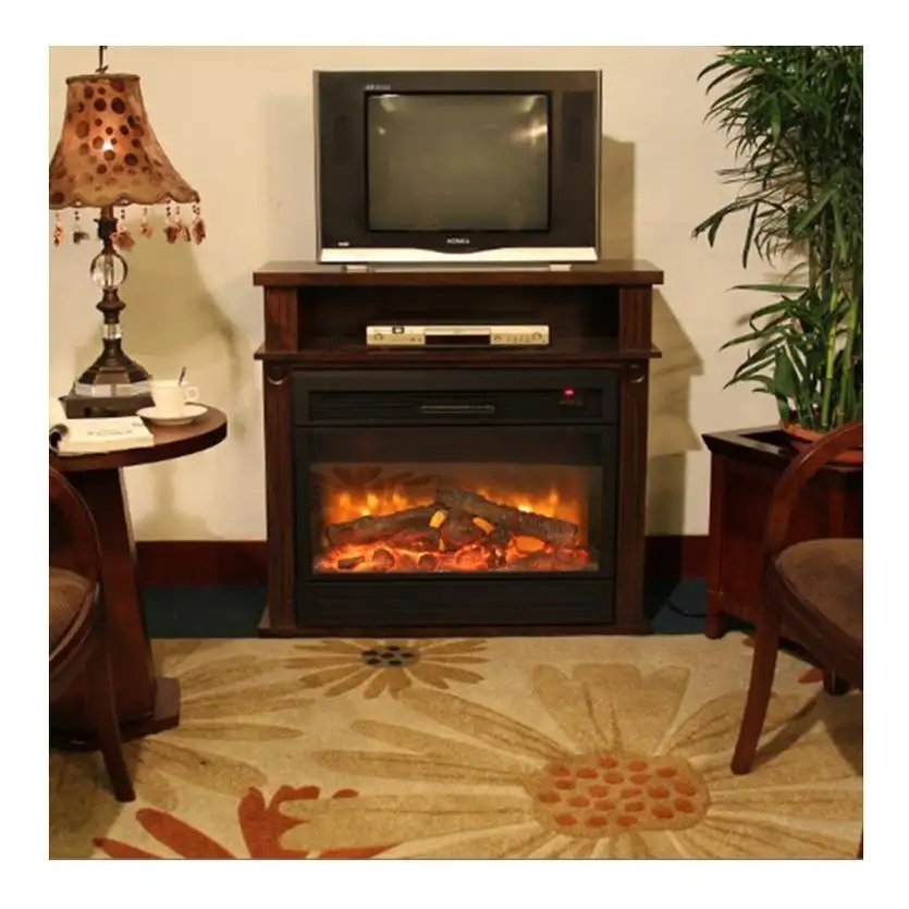 Fireplace Tv Stand Heater Water Vapor Surround Tv 3D Electric Large Led Indoor Fireplace Screen