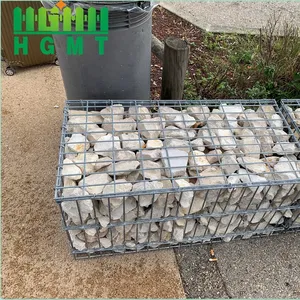 핫 세일 Gabion 돌 바구니 용접된 메시 직류 전기를 통한 철망사 Gabion