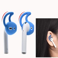 HZ-214 Earhook silikon Anti hilang mudah dibawa kiri & kanan untuk Aksesori Earphone Pod udara