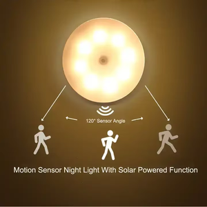 Ready Stock Warm White Minimalist Decor <b>Light</b> Rechargeable LED Sensor <b>Night</b> <b>Light</b> Mini Round Portable Bedside Lamp Soft - Product Image 6