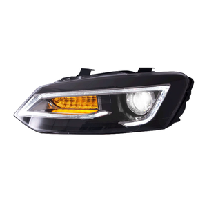 Fari a LED per VW <span class=keywords><strong>POLO</strong></span> dal 2011 al 2018, dal <span class=keywords><strong>2014</strong></span> al 2017 per Volkswagen <span class=keywords><strong>Polo</strong></span> 6 - Product Image 1