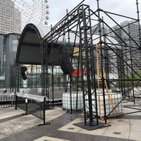 Sistema de Iluminación para Escenarios con Estructura de Aluminio para DJ, Diseño Modular, Capacidad de Carga de 1000 kg, Instalación Rápida