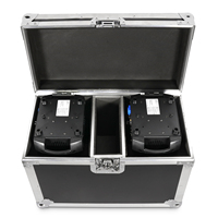 Projecteurs LED Beam Mobiles 150W avec Flight Case, 18 Prismes, 8 Gobos pour Scène, Mariages, Fêtes, KTV, Bars