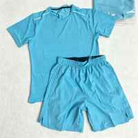 Ensemble de course et de fitness unisexe, nouveau, séchage rapide, respirant, t-shirt décontracté et short tendance