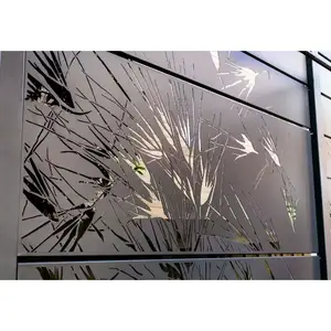 中国定制激光切割铝花园围栏隐私金属屏幕面板户外围栏和大门