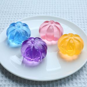 Juguete Antiestrés de Calabaza con Textura de Gelatina Transparente, Regalo Pequeño para Eventos Festivos con Ambiente de Halloween - Product Image 1