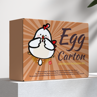 Boîtes cadeaux en carton pour œufs, impression numérique personnalisée en gros, boîtes à œufs de haute qualité, emballages durables et économiques en carton pour œufs