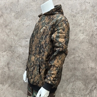 Veste tactique à capuche Woobie, camouflage matelassé, légère, zippée, avec revêtement DWR, pour entraînement en extérieur, coupe-vent et chaude