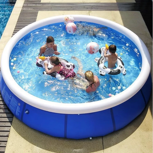 <span class=keywords><strong>Piscine</strong></span> gonflable ronde, PVC 0,7 mm d'épaisseur, installation rapide, <span class=keywords><strong>piscine</strong></span> familiale pour enfants et adultes, 5 tailles, OEM - Product Image 1