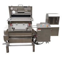 Mélangeur à palettes horizontal industriel pour poudre alimentaire avec cisailles élevées
