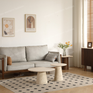 <span class=keywords><strong>Table</strong></span> <span class=keywords><strong>Basse</strong></span> Luxueuse en Marbre Pur pour Ensemble de Meubles de Salon - Product Image 1