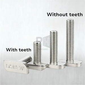Boulon à rainure en T en acier inoxydable 304 haute résistance, spécialement conçu pour les systèmes de profilés, avec installation flexible pour cadre industriel - Product Image 3
