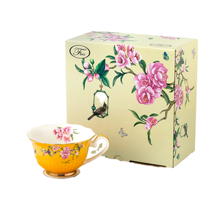 High Quality Flower Handmade Painting Pattern New Bone China Tea <b>Cup</b> <b>Set</b> Coffee Mug <b>Set</b> Afternoon Tea <b>Cups</b> Milk <b>Cup</b> - Product Image 1
