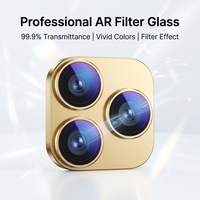 Protection d'objectif d'appareil photo magnétique anti-reflet, anneau de filtre magnétique pour objectif d'appareil photo pour iPhone 17
