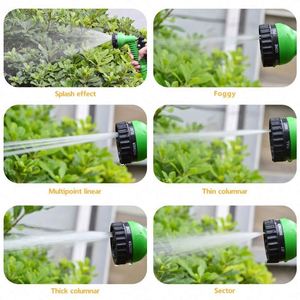 Garden <b>Hose</b> Watering Kit TPE Material <b>Water</b>-Saving Irrigation System Expandable Magic 7 Patterns <b>Water</b> <b>Gun</b> Foam Pot Car Wash <b>Gun</b> - Product Image 2
