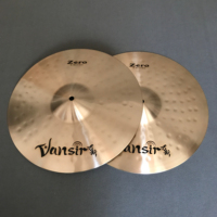 Vansir Cymbals Professional High Grade B20 Original ZERO 14" Hihat Cymbals for Drum Set