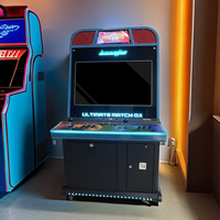Machine de jeu d'arcade familiale de haute qualité double Joystick War King Moonlight Box fer matériel anglais espagnol Options de langue