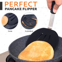 Spatule de cuisine en caoutchouc, résistante à la chaleur, tournante, en Silicone, réutilisable, brs-600f