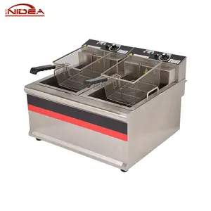 Doppel korb friteuse friteuse doppel korb edelstahl friteuse wahl doppel tank