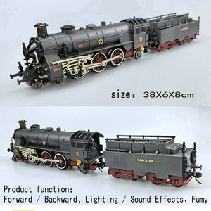 Treno Elettrico Giocattolo per Bambini, Grande Treno in Lega con Fumo, Modellino Ferroviario in Metallo Cinese, Treno Giocattolo in Scala per Bambini - Product Image 2