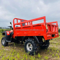 Quad 4x4 automatique 300CC de haute qualité, robuste, pour jardin et ferme, avec remorque, garantie 1 an, barre de remorquage de 3 m